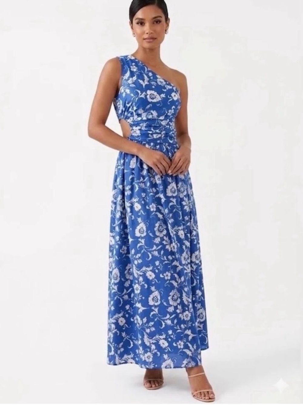Abercrombie floral cut out maxi dress